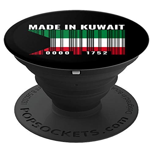 Kuwait Heritage Kuwaiti Roots Barcode PopSockets Grip and Stand for Phones and Tablets