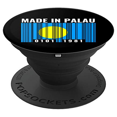 Palau Heritage Palauan Roots Barcode PopSockets Grip and Stand for Phones and Tablets