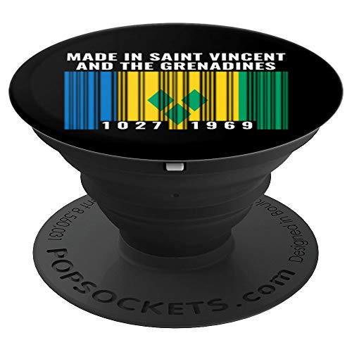Saint Lucia Heritage Saint Lucian Roots Barcode PopSockets Grip and Stand for Phones and Tablets Saint Lucia Heritage Saint Lucian Roots Barcode PopSockets Grip and Stand for Phones and Tablets