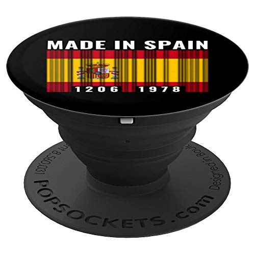 Spain Heritage Spanish Roots Barcode PopSockets Grip and Stand for Phones and Tablets Spain Heritage Spanish Roots Barcode PopSockets Grip and Stand for Phones and Tablets