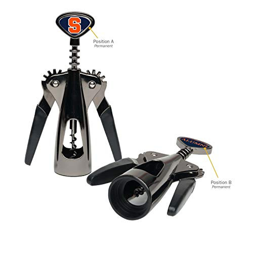 AdSpec NCAA Syracuse Orange Collegiate Wine OpenerCollegiate Wine Opener, Silver, One Size
