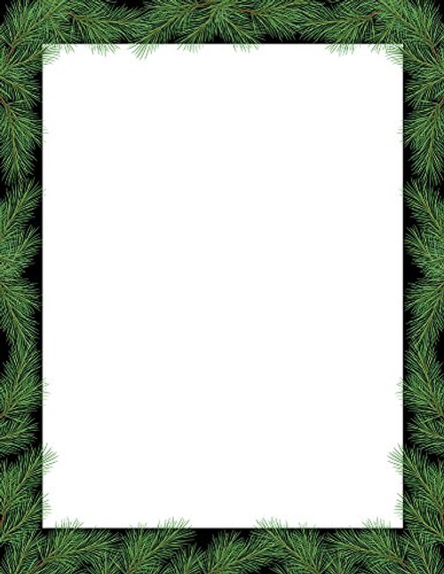 Great Papers! Christmas Pine Holiday Letterhead, 8.5" x 11", 80 sheets (2018009)