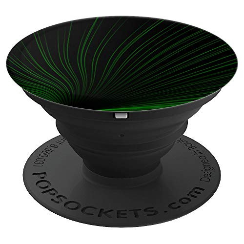 Green Geometric Lines On Black Modern Abstract Art Pattern PopSockets Grip and Stand for Phones and Tablets Green Geometric Lines On Black Modern Abstract Art Pattern PopSockets Grip and Stand for Phones and Tablets