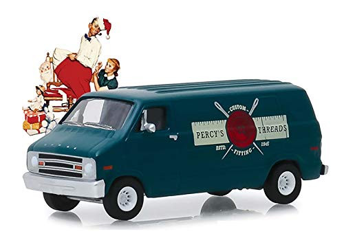 Greenlight 54020-F Norman Rockwell Series 2-1977 Dodge B-100 Van 1:64 Scale