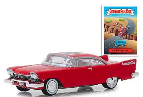 Greenlight 54010-A Garbage Pail Kids Series 1 - Quinn Quake - 1957 Plymouth Belvedere 1:64 Scale Greenlight 54010-A Garbage Pail Kids Series 1 - Quinn Quake - 1957 Plymouth Belvedere 1:64 Scale