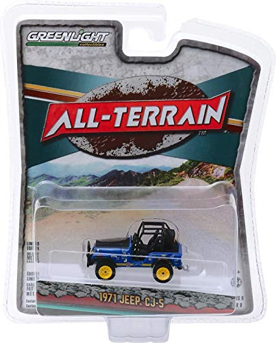 Greenlight 35130-B All-Terrain Series 8-1971 Jeep CJ-5 - #44 Baja Cragar 1:64 Scale