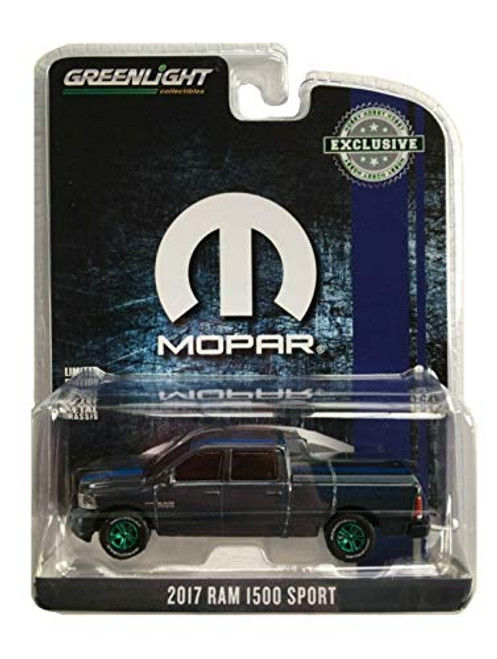 Greenlight Chase Green Machine 30013 2017 Ram 1500 Sport Mopar Hobby Exclusive 1:64 Scale Greenlight Chase Green Machine 30013 2017 Ram 1500 Sport Mopar Hobby Exclusive 1:64 Scale