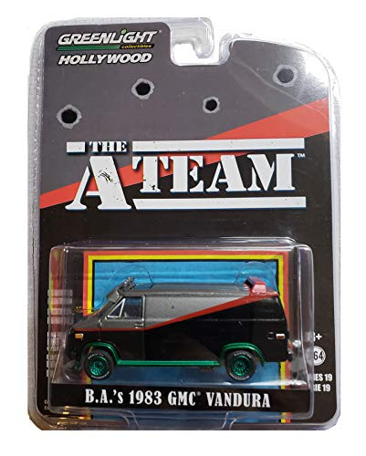 Green Machine 44790-B The A-Team (1983-87 TV Series) - 1983 GMC Vandura 1:64 Scale Greenlight Chase