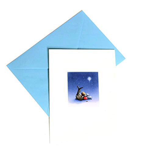 Hallmark Holiday Christmas Cards - Heavenly Peace to you and yours! - 16 Cards in Box with Envelopes - #PX3092