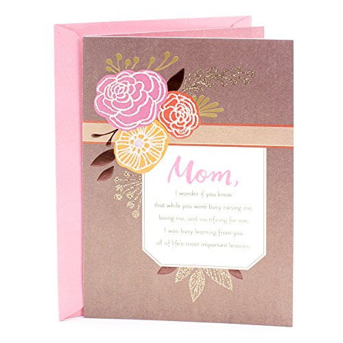 Hallmark Mahogany Birthday Greeting Card (Floral) Hallmark Mahogany Birthday Greeting Card (Floral)