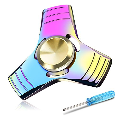 ATESSON Fidget Spinner Toy Ultra Durable Stainless Steel Bearing High Speed 3-10 Min Spins Precision Metal Hand Spinner EDC, ADHD Focus Anxiety Stress Relief Boredom Killing Time Toys for Kids Adults ATESSON Fidget Spinner Toy Ultra Durable Stainless Steel Bearing High Speed 3-10 Min Spins Precision Metal Hand Spinner EDC, ADHD Focus Anxiety Stress Relief Boredom Killing Time Toys for Kids Adults