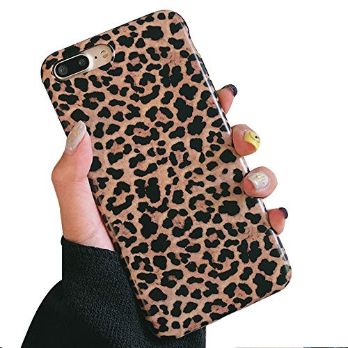 iPhone 7 Plus Case, DGtek Glitter Bling Heavy Duty Sparkle Dual Layer Protective Hard PC + Soft TPU Inner Shell Skin for Apple iPhone 7 Plus 5.5" (Leopard)