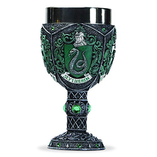 Enesco Wizarding World of Harry Potter Slytherin Decorative Goblet Figurine, 7.09 Inch, Multicolor Enesco Wizarding World of Harry Potter Slytherin Decorative Goblet Figurine, 7.09 Inch, Multicolor