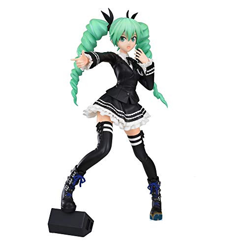 Sega Project Diva Arcade Future Tone Hatsune Miku Super Premium Action Figure Dark Angel, 9" Sega Project Diva Arcade Future Tone Hatsune Miku Super Premium Action Figure Dark Angel, 9"