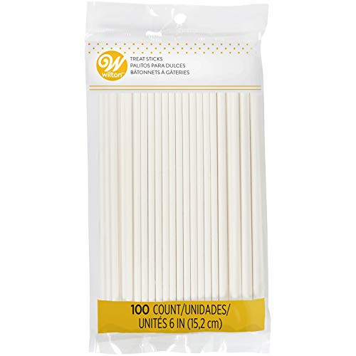 Wilton White 6-Inch Lollipop Sticks, 100-Count