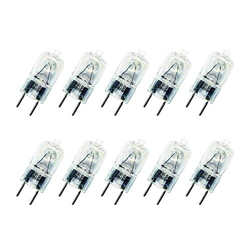 HC Lighting - G8 Halogen Long Life Line Voltage 120 Volt Dimmable Bi-Pin Base Clear Replacement Bulb (10 Pack) (20 Watt)