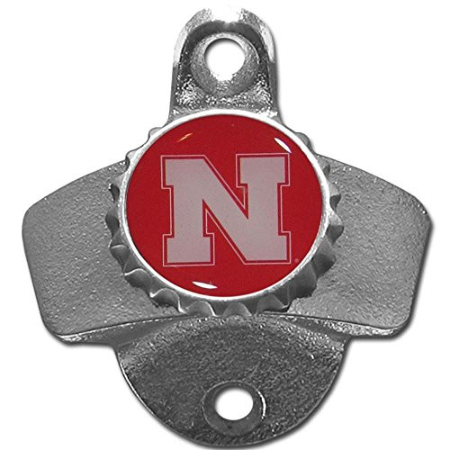 NCAA Nebraska Cornhuskers Wall Bottle Opener NCAA Nebraska Cornhuskers Wall Bottle Opener
