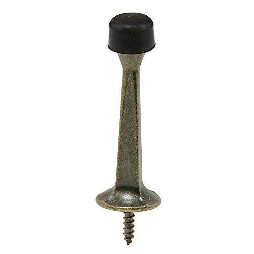 Prime-Line Products U 9043 Rigid Door Stop, 3-Inch, Antique Brass Plated,(Pack of 3) Prime-Line Products U 9043 Rigid Door Stop, 3-Inch, Antique Brass Plated,(Pack of 3)
