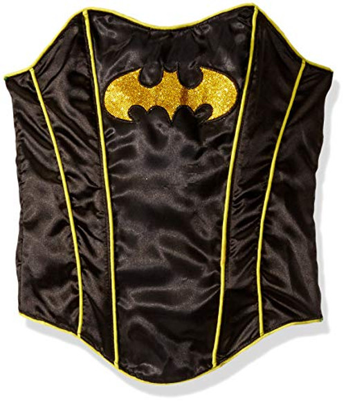 Rubie's Costume Women's DC Comics Batgirl Corset, Black, Small/Medium Rubie's Costume Women's DC Comics Batgirl Corset, Black, Small/Medium