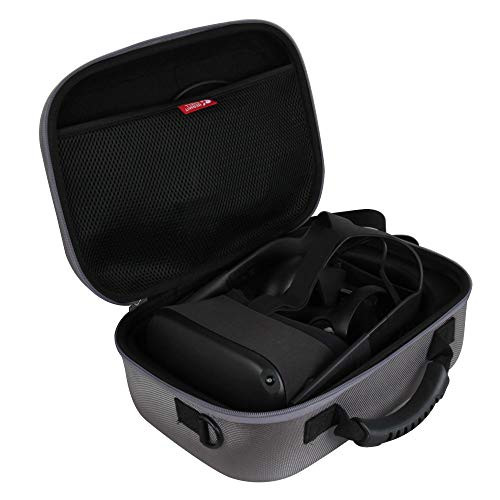 Hermitshell Hard EVA Travel Case for Oculus Quest All-in-one VR Gaming Headset 64GB and 128GB (Grey)