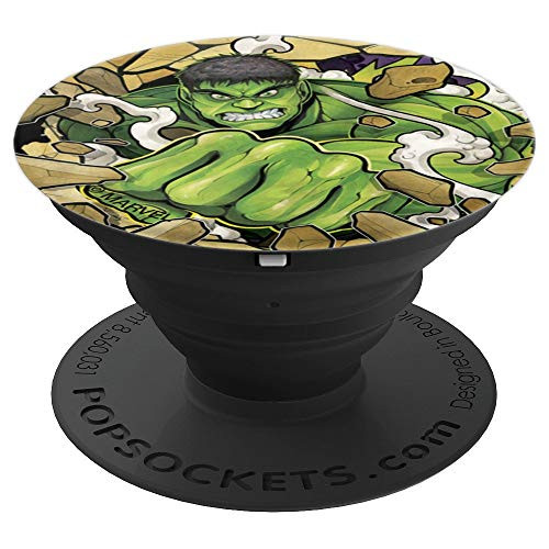 Marvel Hulk Bruce Banner Punch PopSockets Grip and Stand for Phones and Tablets