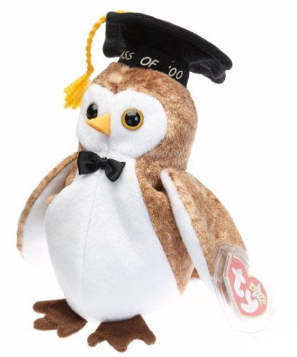 Ty Beanie Babies - Wisest - 2000 Graduation Owl