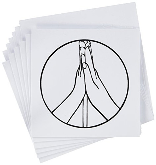 3dRose High Five Peace Sign - Greeting Cards, 6 x 6 inches, set of 6 (gc_13576_1)