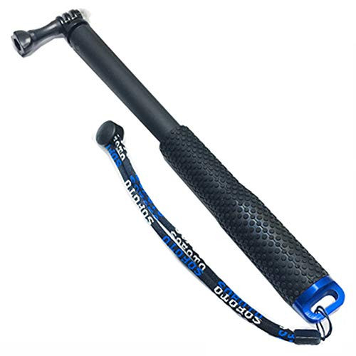 POV Pole 37" Surfing Diving Extendable Selfie Stick Pole Monopod for GoPro HERO8 Hero7 6 5 4 3+ SJCAM SJ4000 Yi 4K Action Camera (Blue)