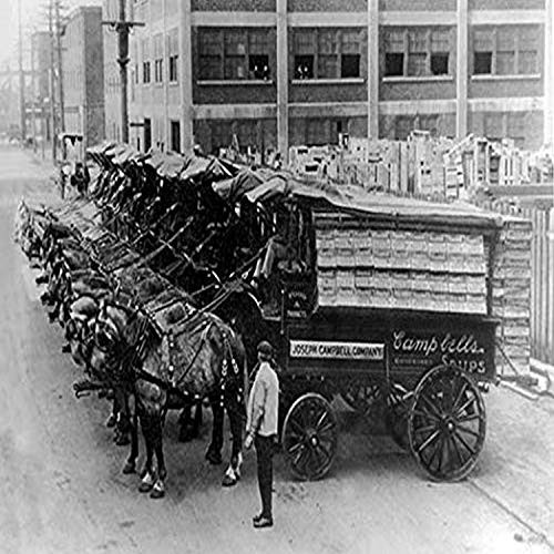 Buyenlarge Cart Line, Philadelphia, PA - 8" X 12" Fine Art Giclee Print