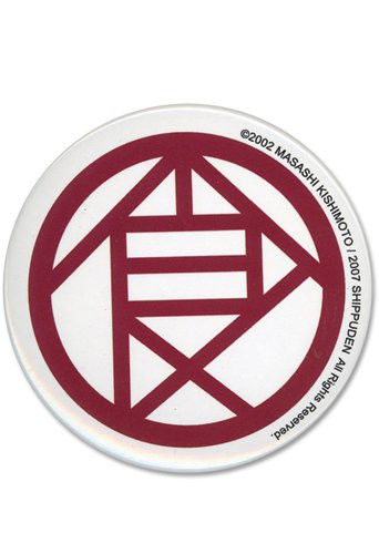 Great Eastern Entertainment Naruto Shippuden Choji Button, 2.1875"