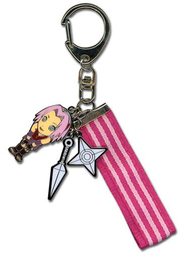 Great Eastern Entertainment Naruto Shippuden Sakura & Weapons Metal Keychain