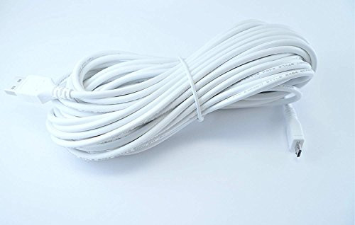 OMNIHIL White 30 Feet Long High Speed USB 2.0 Cable Compatible with JBL Pulse 3 Speaker