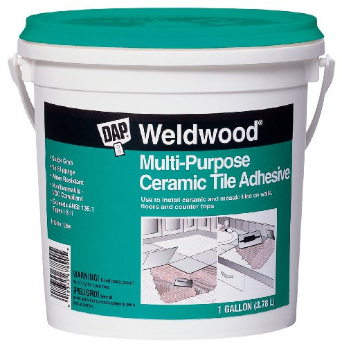DAP 7079825192 Mp Ceramic Tile Adh Gal Raw Building Material, Gallon, Off-White