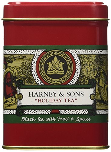 Holiday Tea Blend, Loose tea in 4 ounce red tin by Harney & Sons