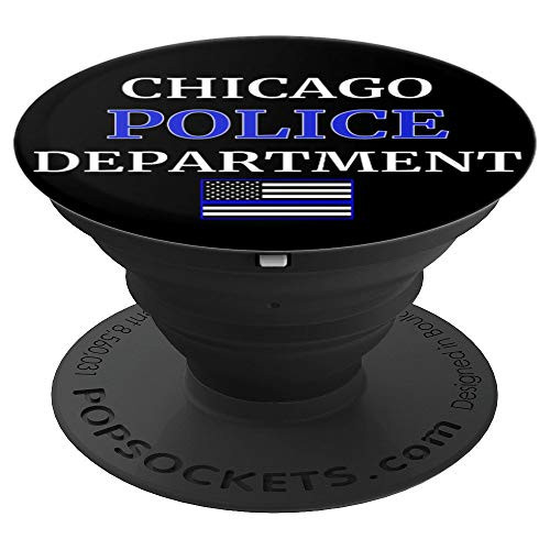 Chicago Police Department CPD Thin Blue Line Flag Cop Gifts PopSockets Grip and Stand for Phones and Tablets Chicago Police Department CPD Thin Blue Line Flag Cop Gifts PopSockets Grip and Stand for Phones and Tablets
