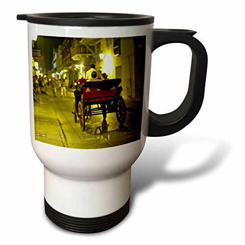3dRose Horse Drawn Carriage Ride, Unique Way to Explore The City, Stainless Steel Travel Mug, 14-Oz 3dRose Horse Drawn Carriage Ride, Unique Way to Explore The City, Stainless Steel Travel Mug, 14-Oz