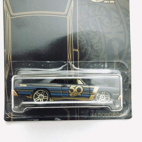 Hot Wheels 2018 50th Anniversary Black & Gold Series 1/64 Scale Diecast Model Car (Rodger Dodger 3/6 )