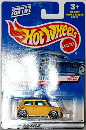 Hot Wheels 2000-090 First Editions 30/36 YELLOW Mini Cooper 1:64 Scale