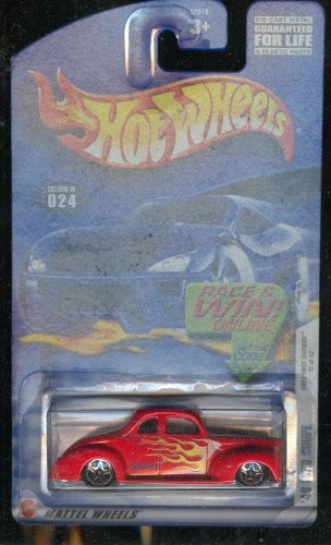 Hot Wheels 2002-024 '40 Ford Coupe 12 of 42 First Edition 1:64 Scale
