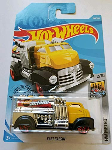 Hot Wheels 2019 Hw Metro - Fast Gassin' (Yellow) 190/250