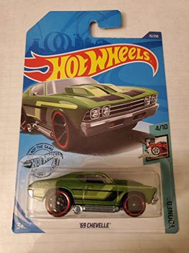 Hot Wheels 2020 Tooned '69 Chevelle, 15/250 Green