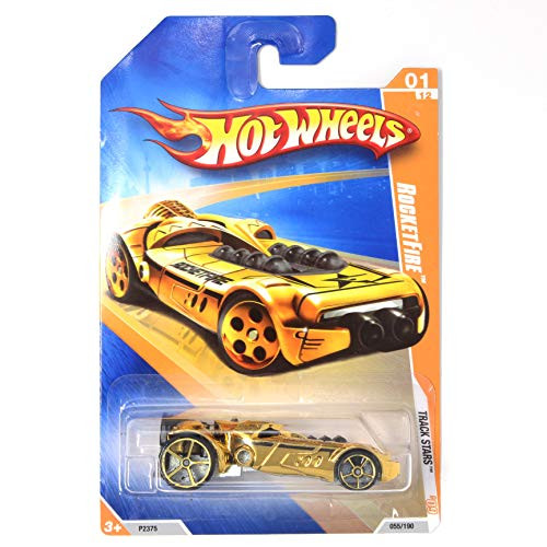 Hot Wheels 2009 Track Stars Gold Rocketfire w/ Gold OH5SP #55 (01 of 12)