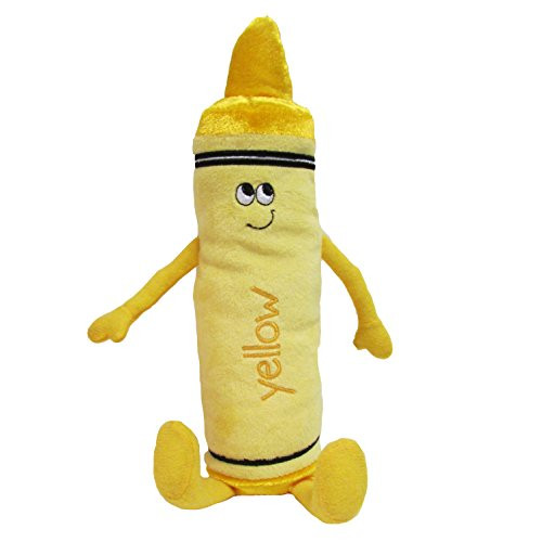 KIDS PREFERRED My First Crayon Yellow Beanbag Plush, 12