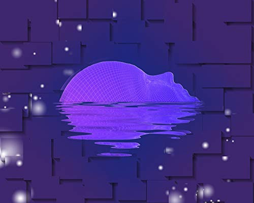 Posterazzi PSTRFF200932S Human Like Droid Face in Water Photo Print, 11 x 17, Multi