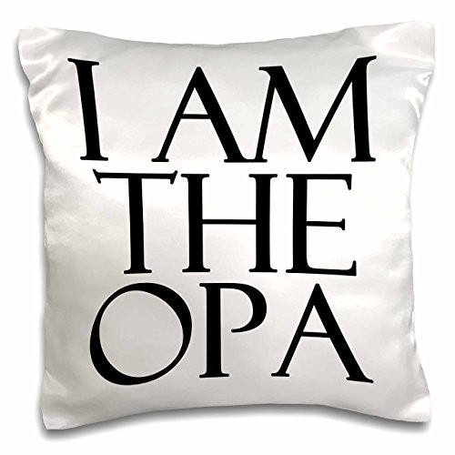 3dRose pc_193300_1 I Am The Opal Black Pillow Case, 16 x 16