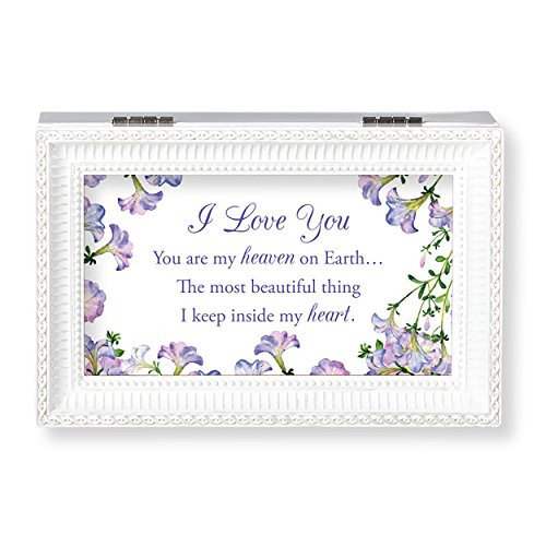 Roman I Love You White Small Box Angels among'st us