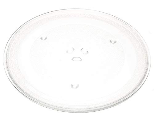12.5" GE and Samsung -Compatible Microwave Glass Plate/Microwave Glass Turntable Plate Replacement - 12 1/2" Plate, Equivalent to G.E. WB39X10002 and WB39X10003