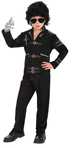 Michael Jackson Child's Value Bad Buckle Jacket Costume Accessory, Medium