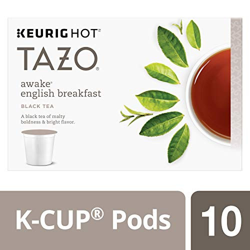 Tazo K-Cup Pods, Awake English Breakfast Black Tea, 10 Count (Pack of 6)