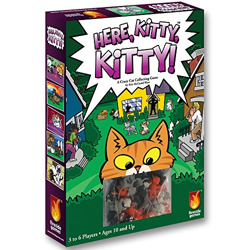 Fireside Games Here Kitty Kitty Board Game - Board Games for Families - Board Games for Kids 7 and up Fireside Games Here Kitty Kitty Board Game - Board Games for Families - Board Games for Kids 7 and up